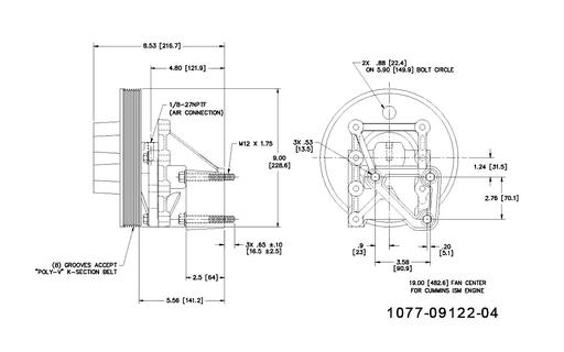 Kit Masters - KMR1077-09122-04 - 1077-09122-04