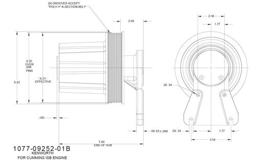 Kit Masters - KMR1077-09252-01B - 1077-09252-01B