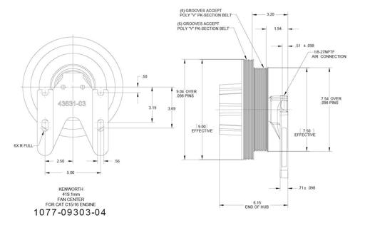 Kit Masters - KMR1077-09303-04 - 1077-09303-04