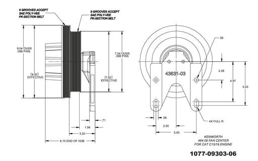 Kit Masters - KMR1077-09303-06 - 1077-09303-06