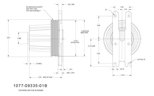 Kit Masters - KMR1077-09335-01B - 1077-09335-01B