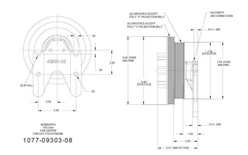 Kit Masters - KMR1077-09303-08 - 1077-09303-08