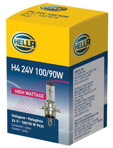 Hella - HLAH4-24V-100/90W - H4-24V-100/90W