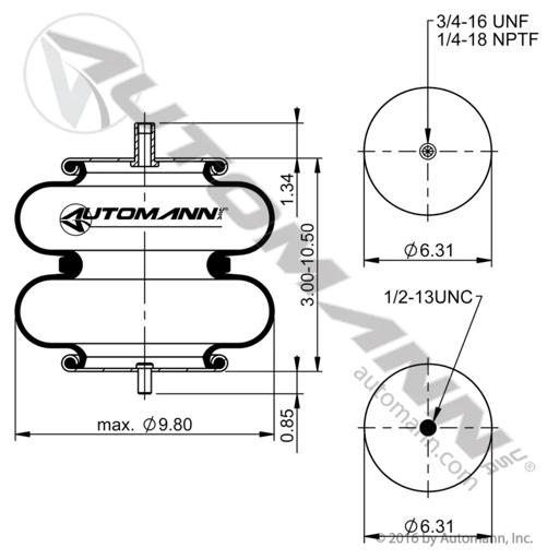 Automann - MZHABSP2B12R-6897 - ABSP2B12R-6897