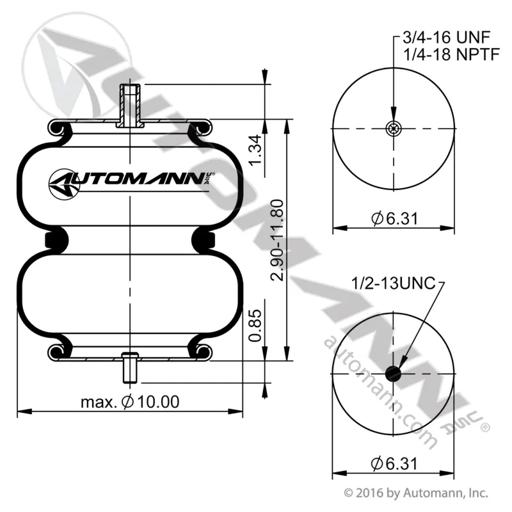 Automann - MZHABSP2B12RB-6886 - ABSP2B12RB-6886
