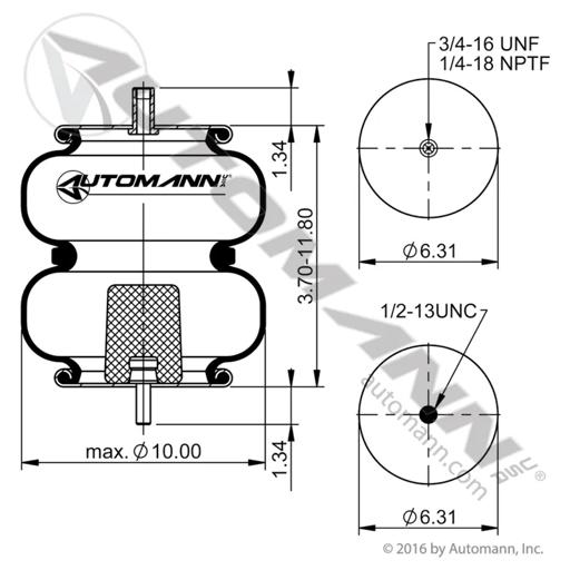 Automann - MZHABSP2B12RB-6883 - ABSP2B12RB-6883
