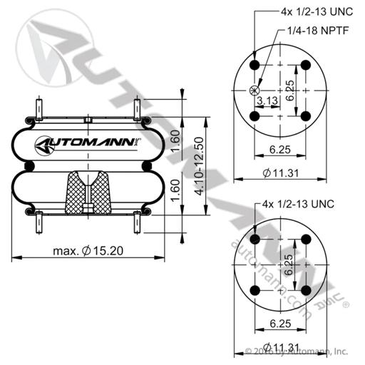 Automann - MZHABSP2B34R-7140 - ABSP2B34R-7140