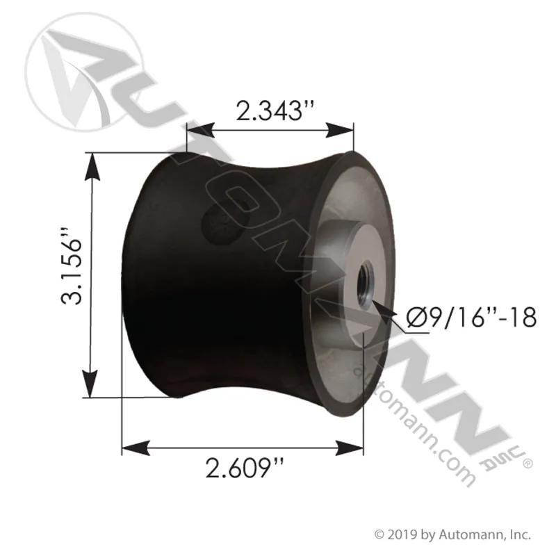 MZS M62623 | Cab Mount Mack Midliner | Traction.com