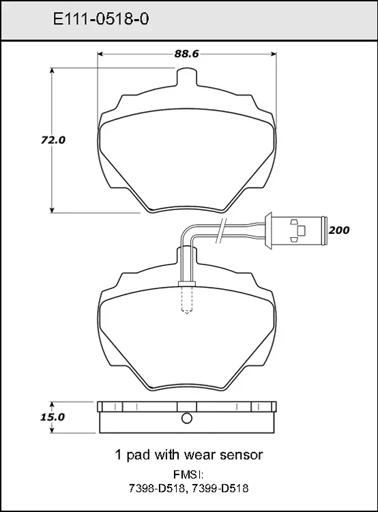 Bendix - BENE11105180 - E11105180