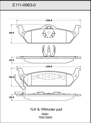 Bendix - BENE11109630 - E11109630