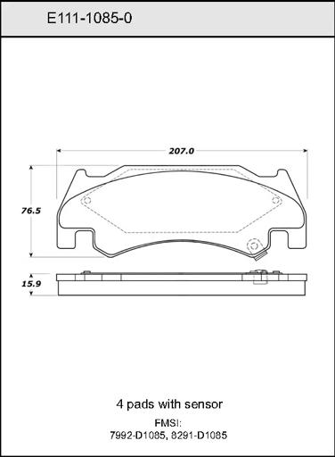 Bendix - BENE11110850 - E11110850