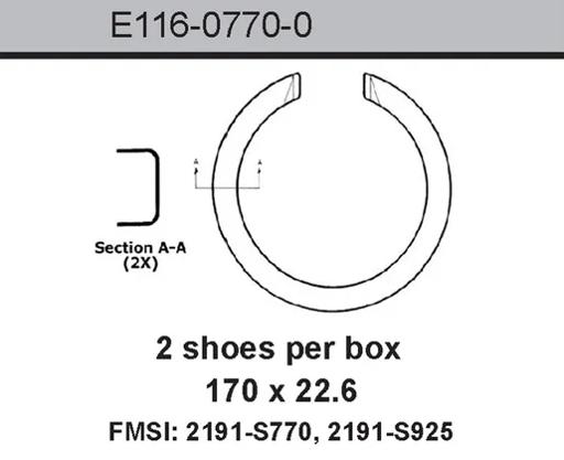 Bendix - BENE11607700 - E11607700