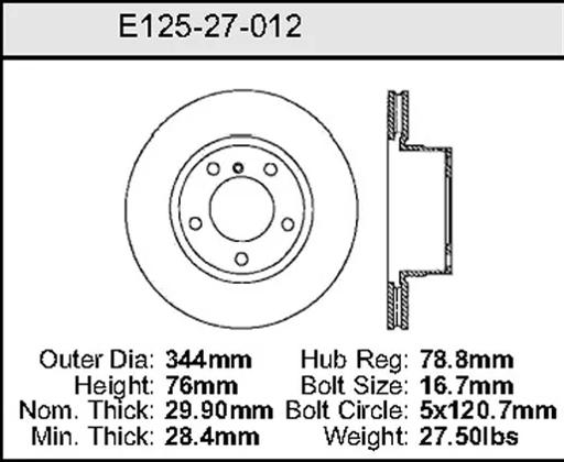 Bendix - BENE12527012 - E12527012