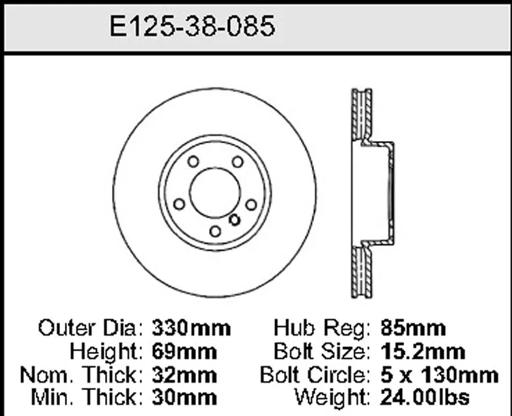 Bendix - BENE12538085 - E12538085