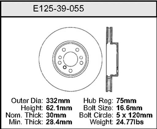 Bendix - BENE12539055 - E12539055