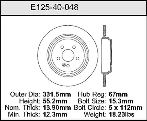 Bendix - BENE12540048 - E12540048