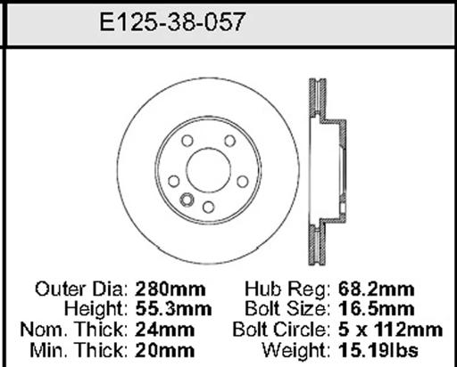 Bendix - BENE12538057 - E12538057