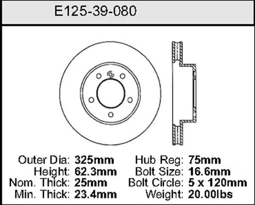 Bendix - BENE12539080 - E12539080