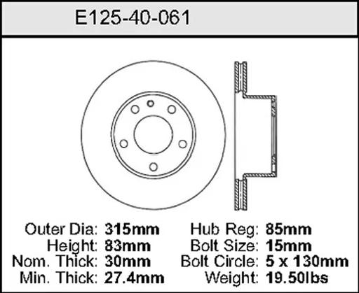 Bendix - BENE12540061 - E12540061