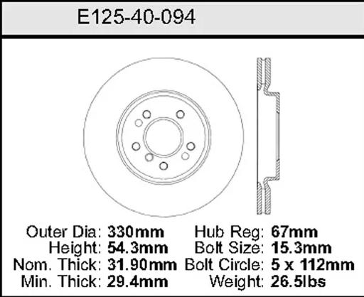 Bendix - BENE12540094 - E12540094