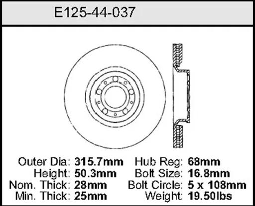Bendix - BENE12544037 - E12544037