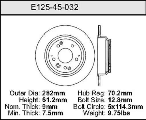 Bendix - BENE12545032 - E12545032