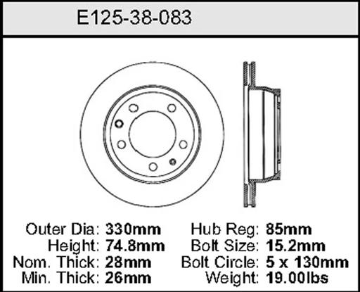 Bendix - BENE12538083 - E12538083