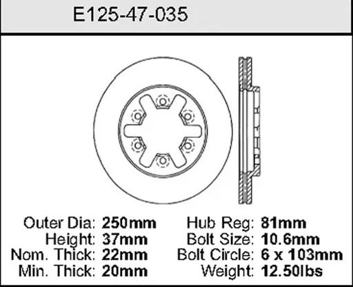 Bendix - BENE12547035 - E12547035