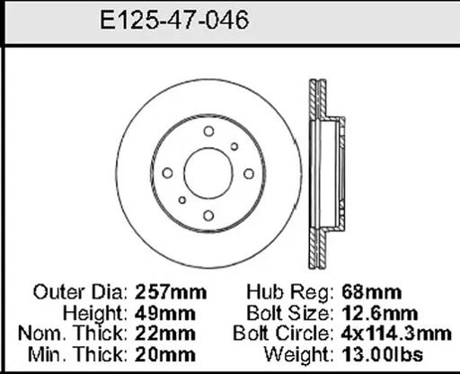 Bendix - BENE12547046 - E12547046