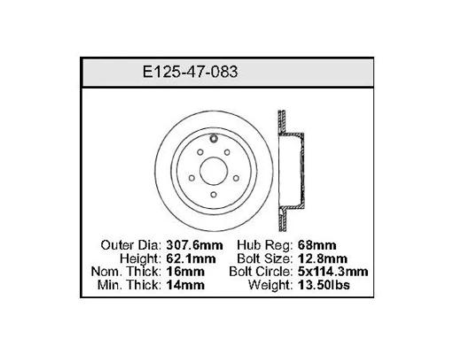 Bendix - BENE12547083 - E12547083
