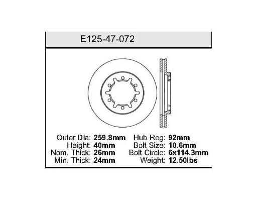 Bendix - BENE12547072 - E12547072