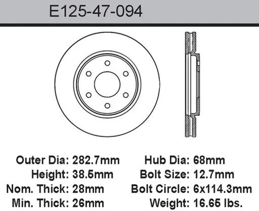 Bendix - BENE12547094 - E12547094
