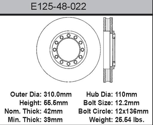 Bendix - BENE12548022 - E12548022