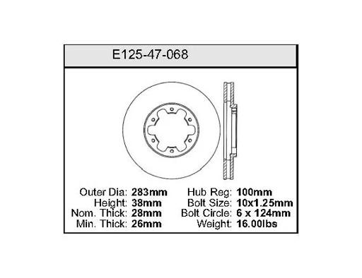 Bendix - BENE12547068 - E12547068
