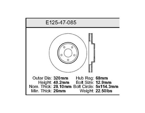 Bendix - BENE12547085 - E12547085