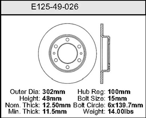 Bendix - BENE12549026 - E12549026
