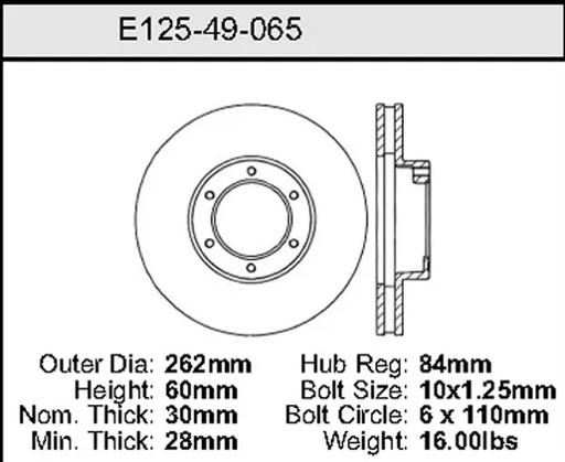 Bendix - BENE12549065 - E12549065