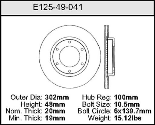 Bendix - BENE12549041 - E12549041