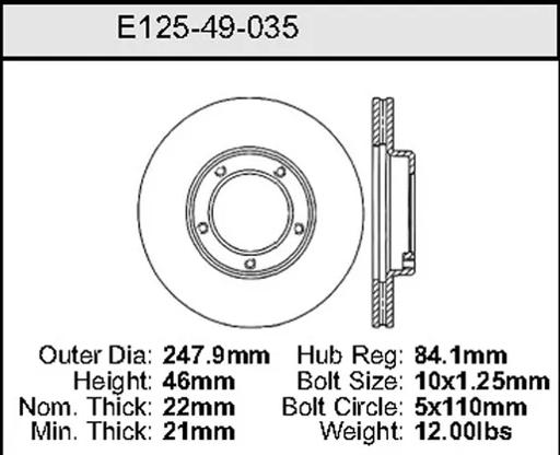 Bendix - BENE12549035 - E12549035