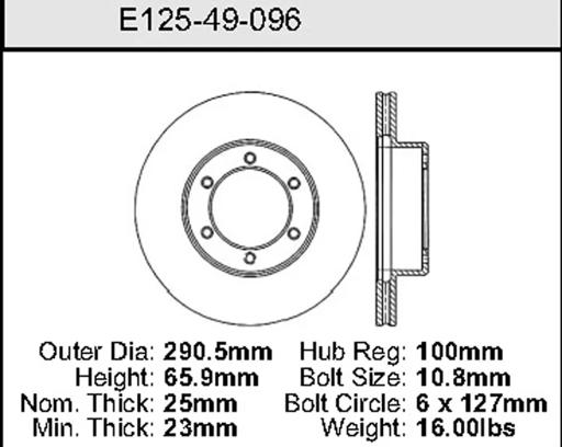 Bendix - BENE12549096 - E12549096