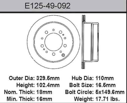 Bendix - BENE12549092 - E12549092