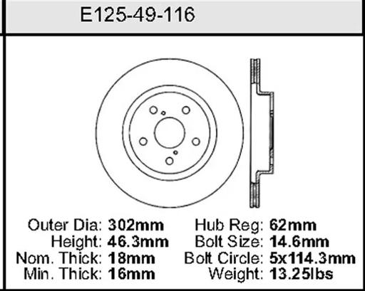 Bendix - BENE12549116 - E12549116