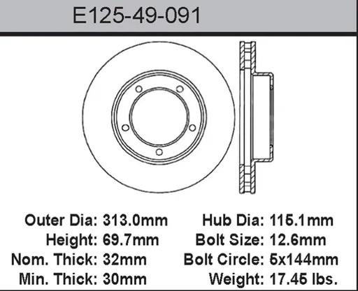 Bendix - BENE12549091 - E12549091