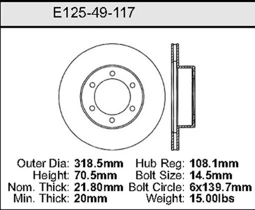 Bendix - BENE12549117 - E12549117