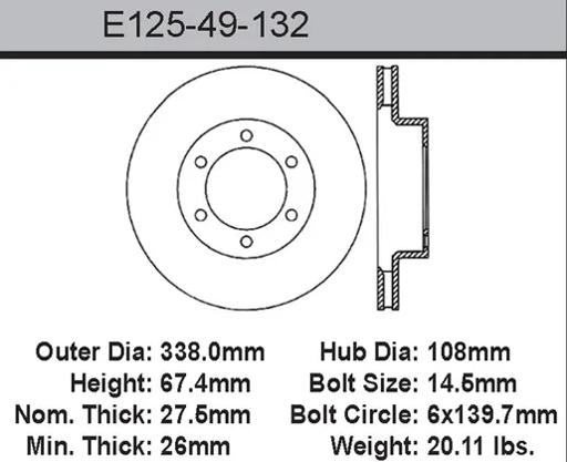 Bendix - BENE12549132 - E12549132