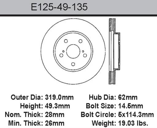 Bendix - BENE12549135 - E12549135