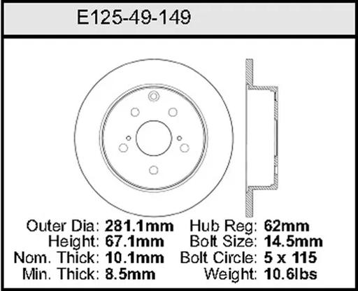 Bendix - BENE12549149 - E12549149