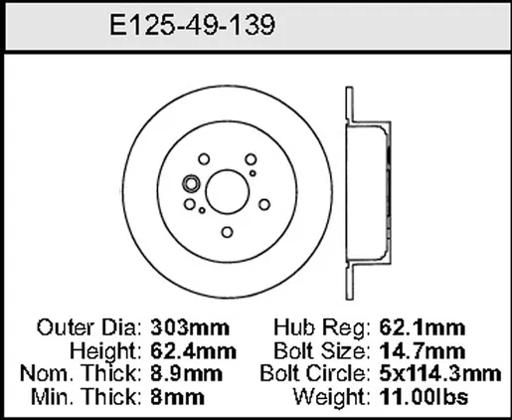 Bendix - BENE12549139 - E12549139