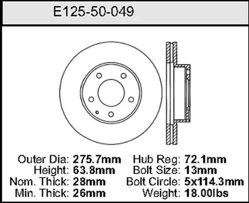 Bendix - BENE12550049 - E12550049