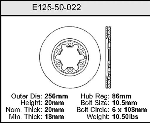 Bendix - BENE12550022 - E12550022